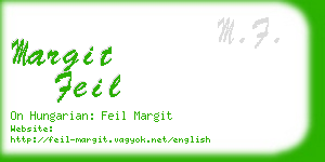 margit feil business card
